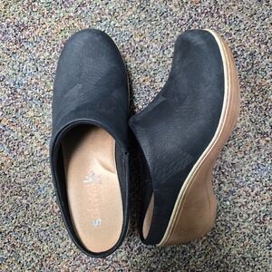 SoftWalk clogs black 7.5M